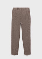Pantalón Skinny Crop - Marron