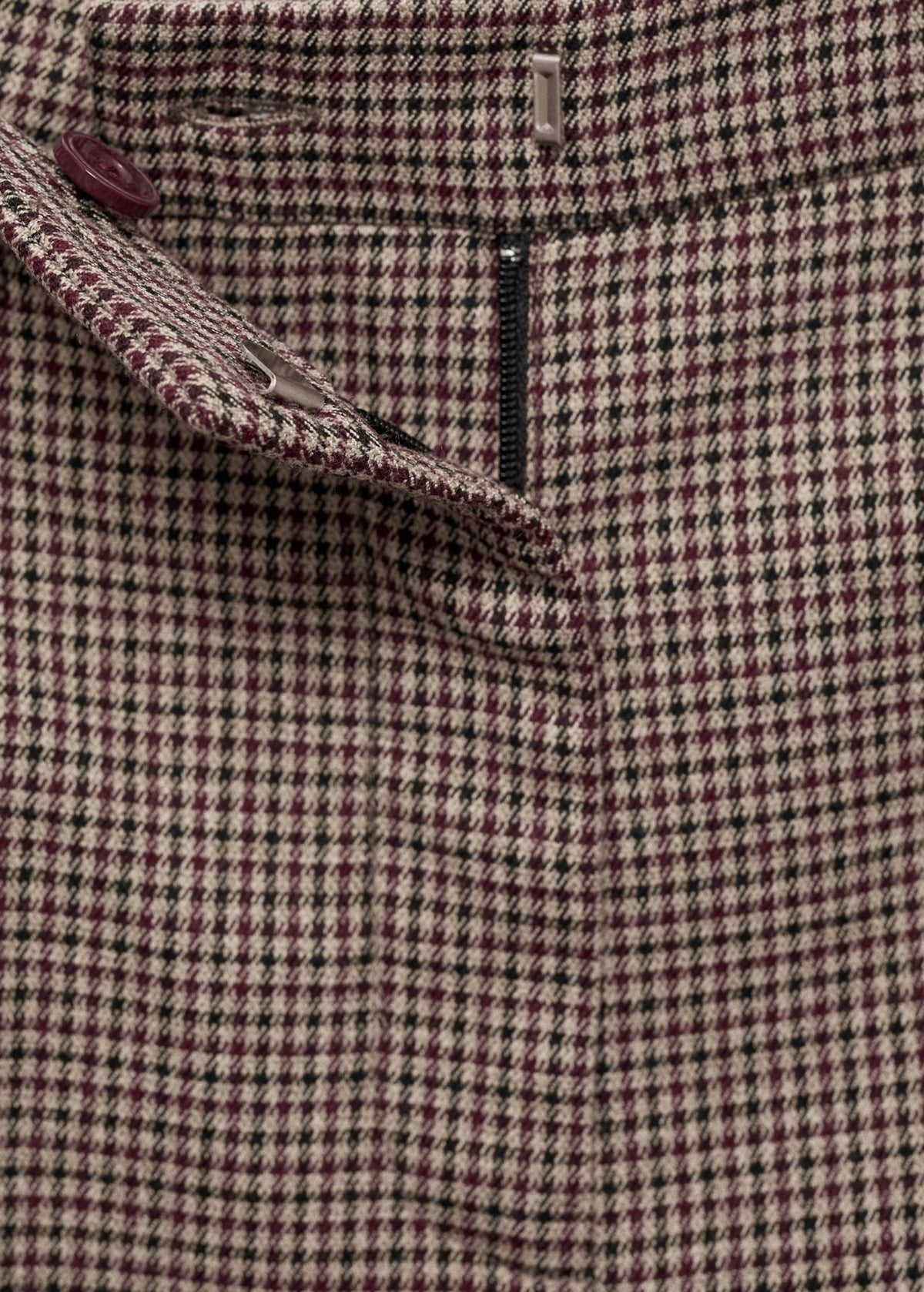 Pantalón Skinny Crop - Marron