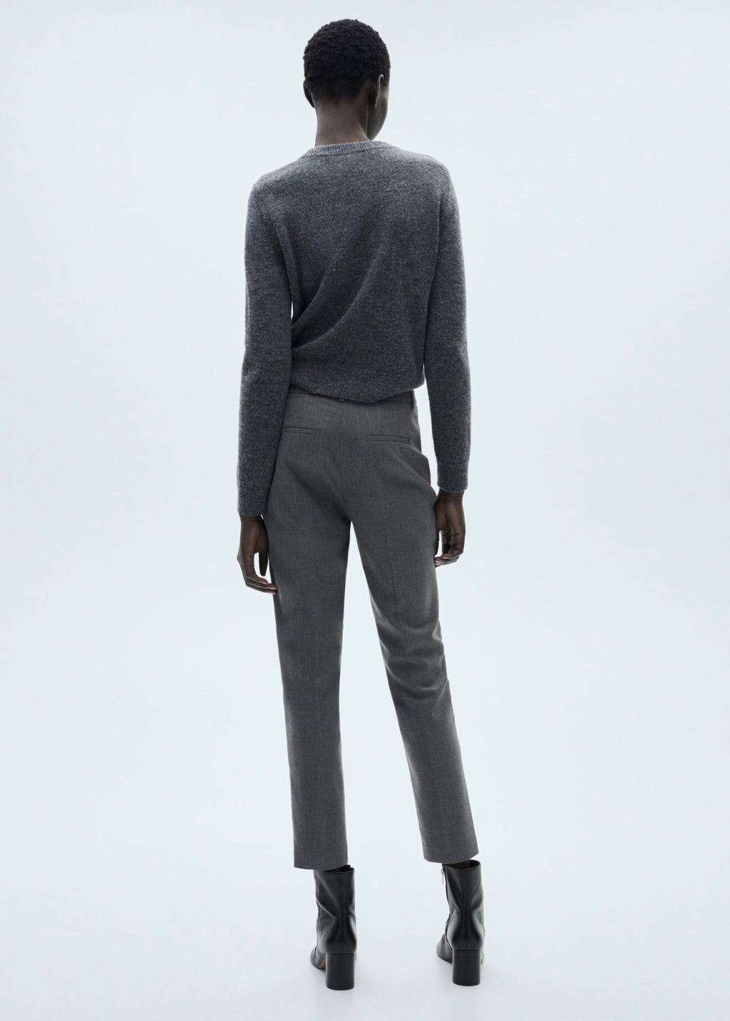 Pantalón Skinny Crop - Grey