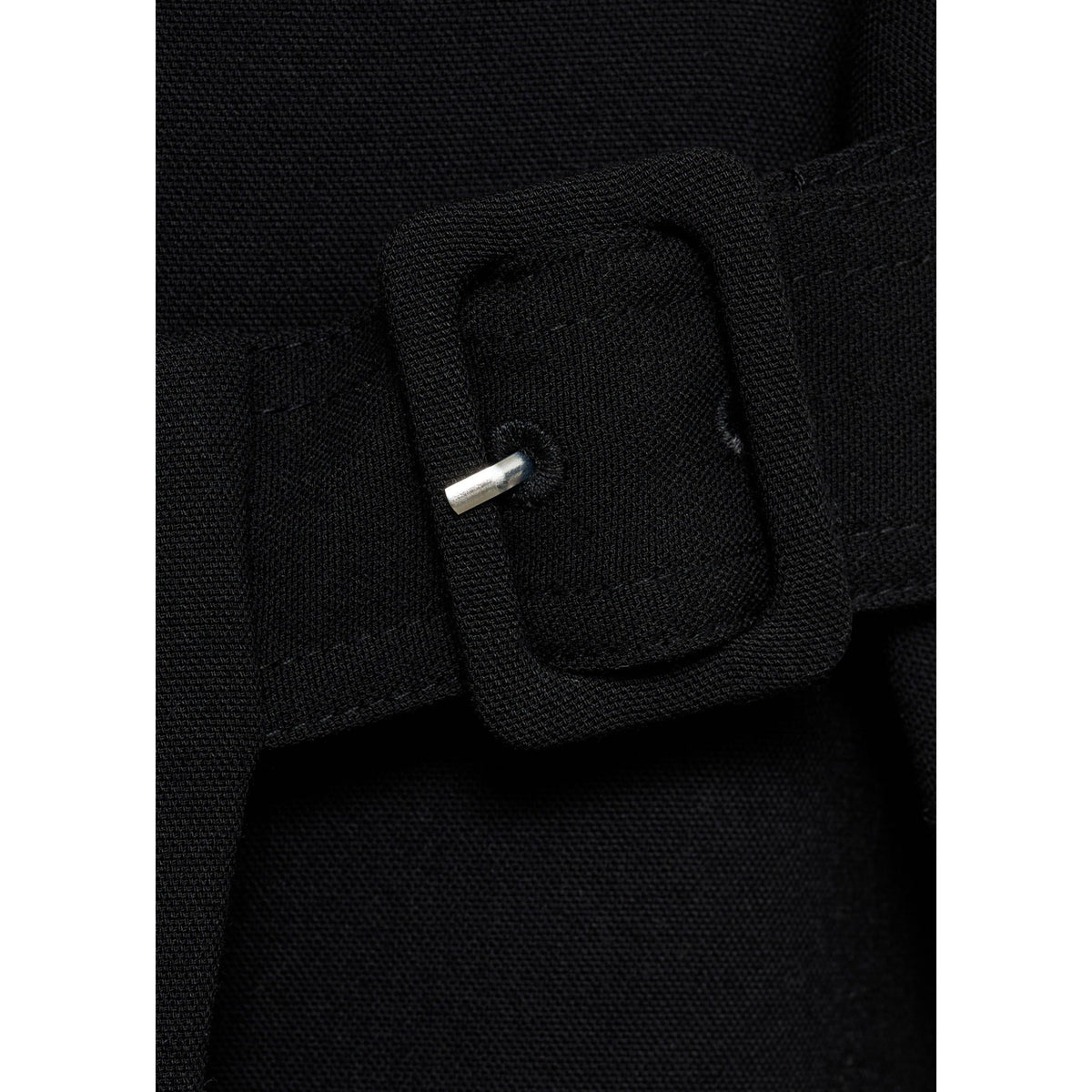 Falda Midi Detalle Hebilla - Black