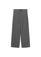 Pantalon Droit Fines Rayures - Grey
