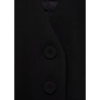 Button-Down Suit Vest - Black