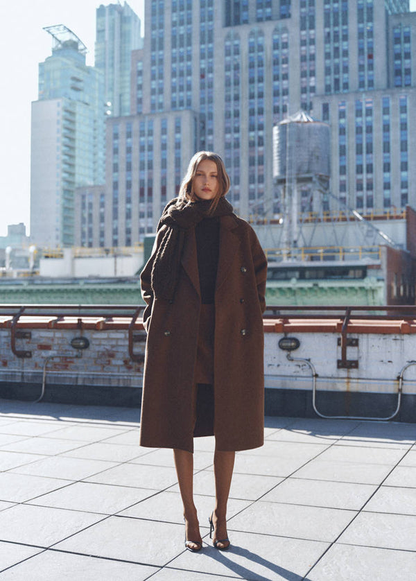 Cappotto In Lana A Doppio Petto