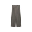 Pantalón de traje ancho - Marrón