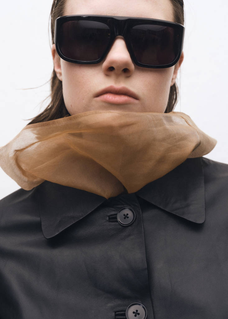 Veste Cuir Boutons
