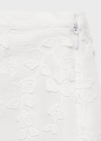 Jupe Coton Broderie Florale
