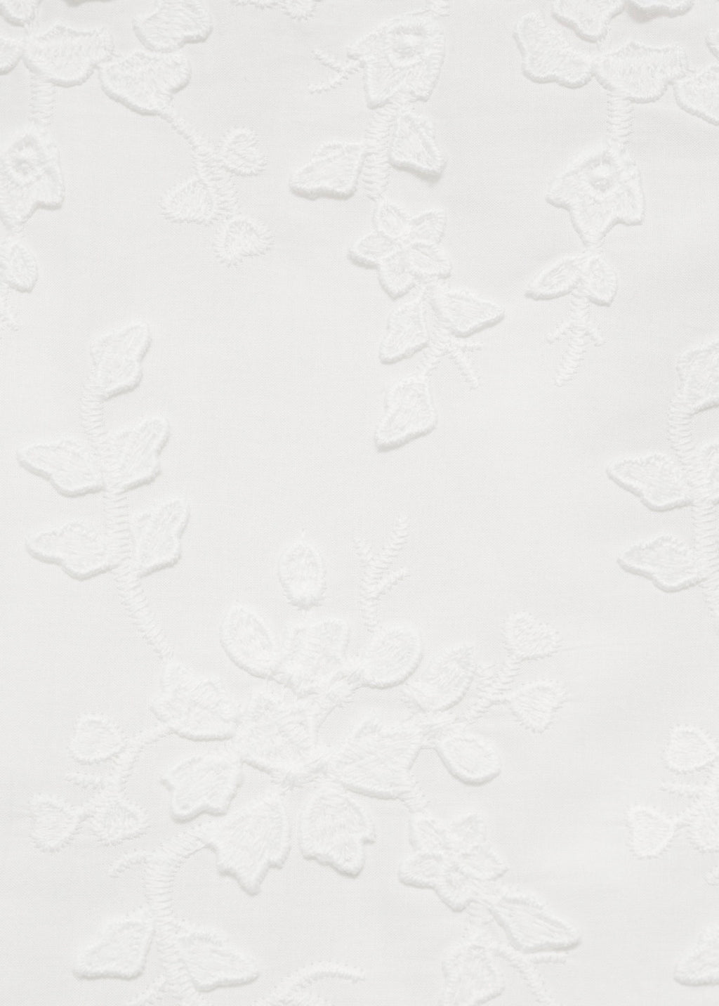 Jupe Coton Broderie Florale