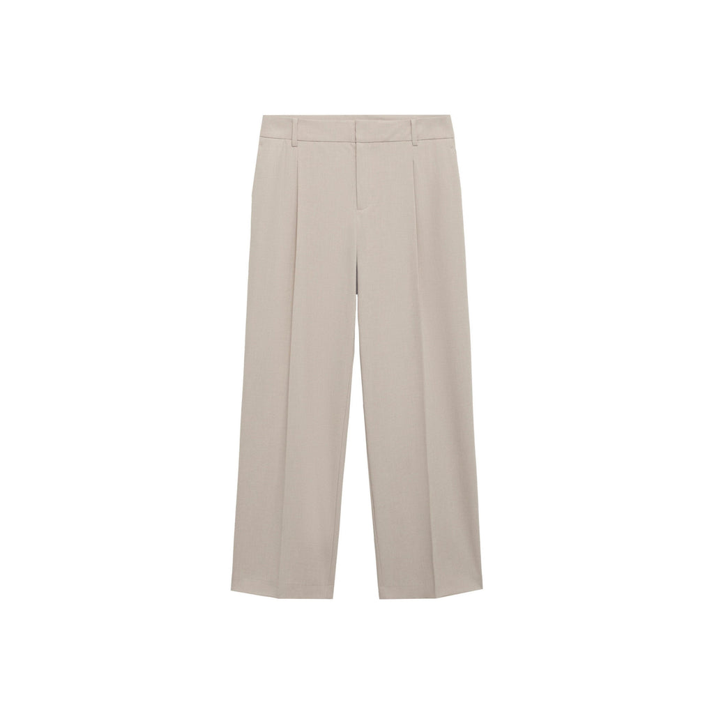 Pantalon Droit Pinces - Beige