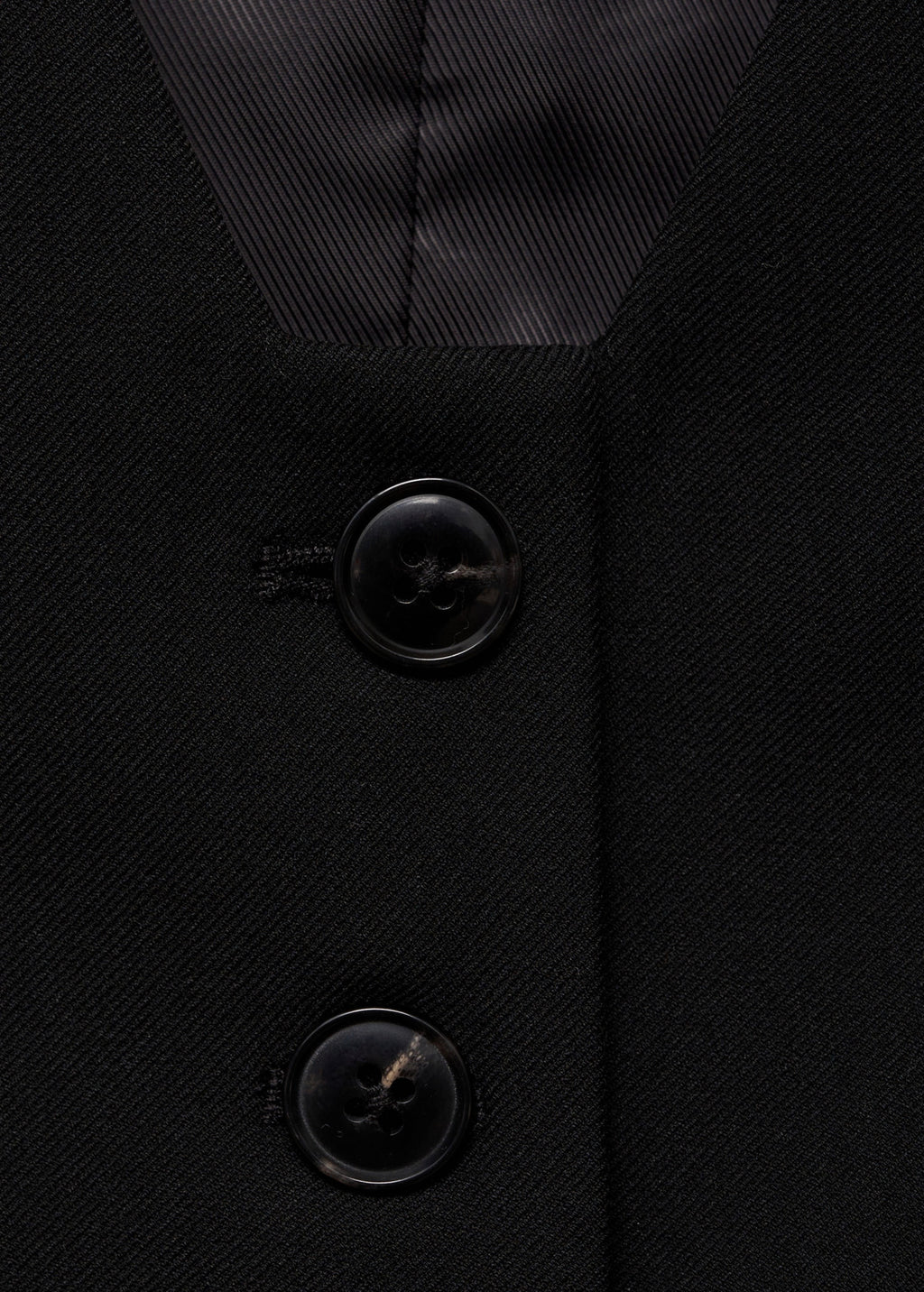 Gilet Costume Crop - Black