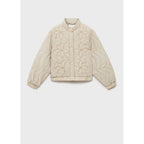 Veste Matelassée Broderie À Fleurs