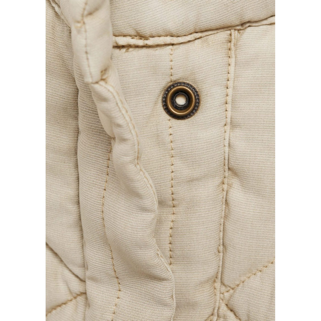 Veste Matelassée Broderie À Fleurs