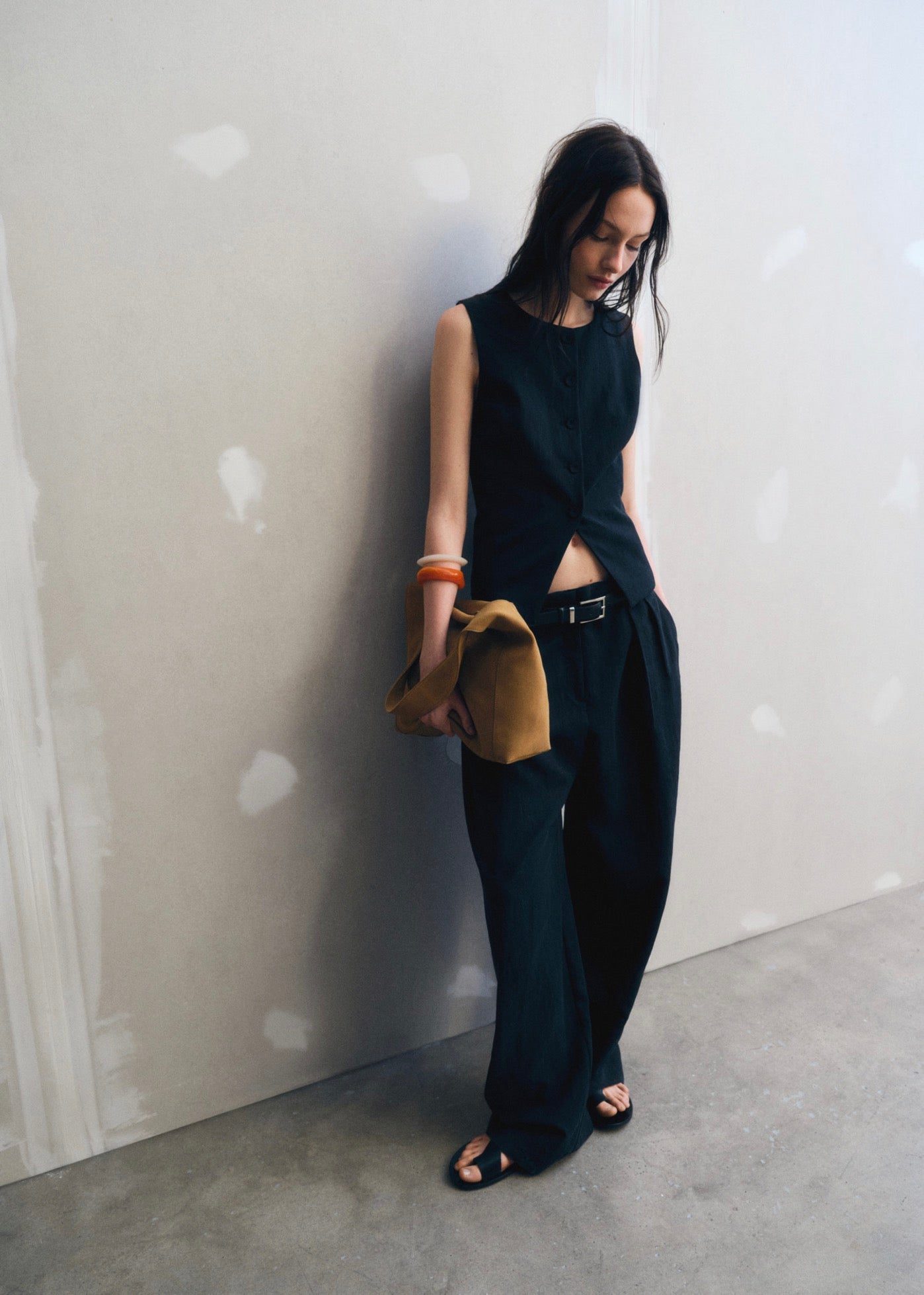 Pantalon Droit Costume Lyocell