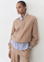 Cazadora Bomber De Lyocell - Medium Brown