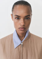 Cazadora Bomber De Lyocell - Medium Brown