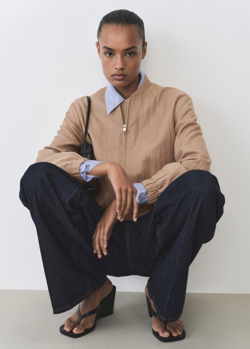 Cazadora Bomber De Lyocell - Medium Brown