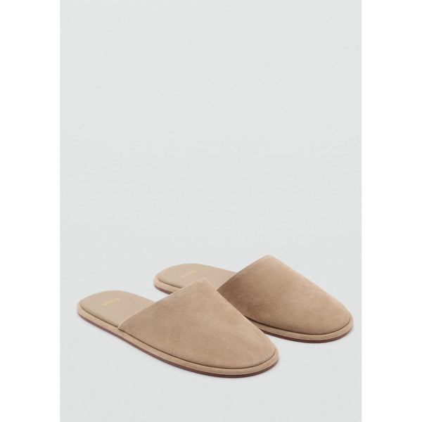 Chaussures En Daim Ouvertes À L'Arrière