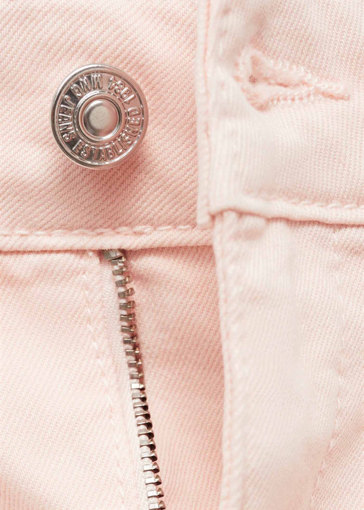 Jean Flare Crop Pockets - Pink