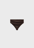 Culotte Bikini Taille Haute Drapée