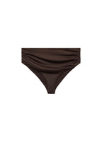 Culotte Bikini Taille Haute Drapée