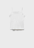 Top Bimba Blanco Roto - Niña