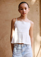 Top Bimba Blanco Roto - Niña