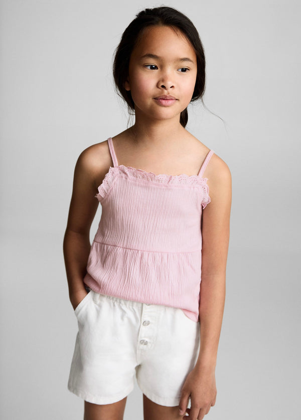 Top Bimba Rosa - Niña