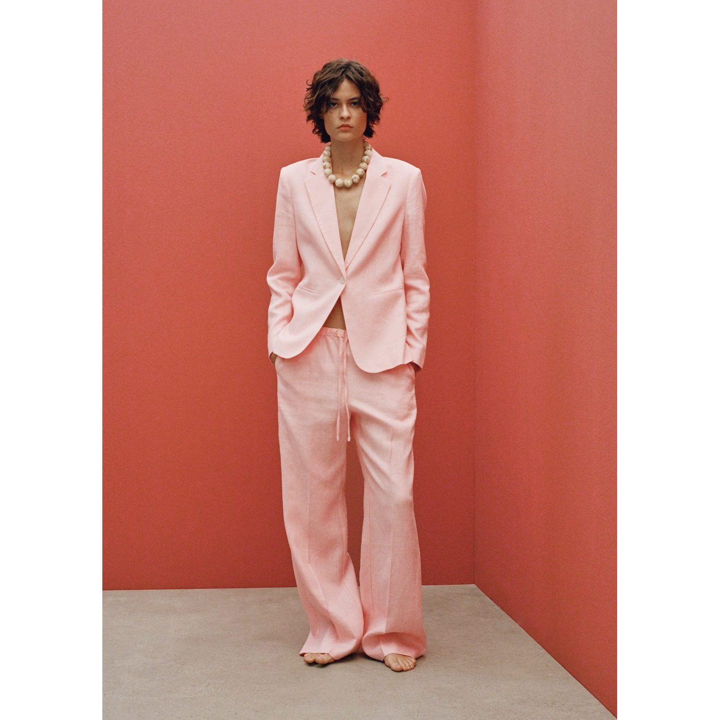 Trousers Alada - Light Pink