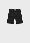 Bermuda Martin Denim Noir - Garçon