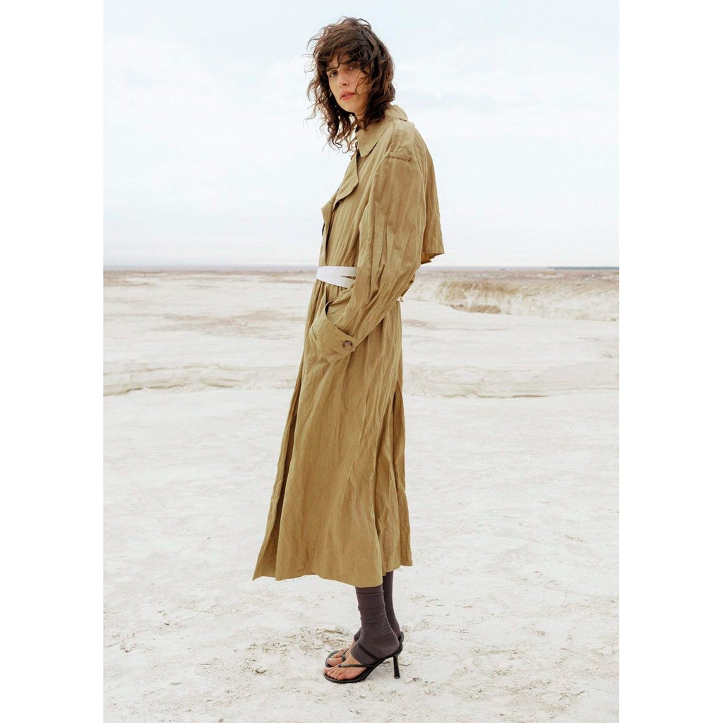 Trench Coat Cherry - Medium Brown
