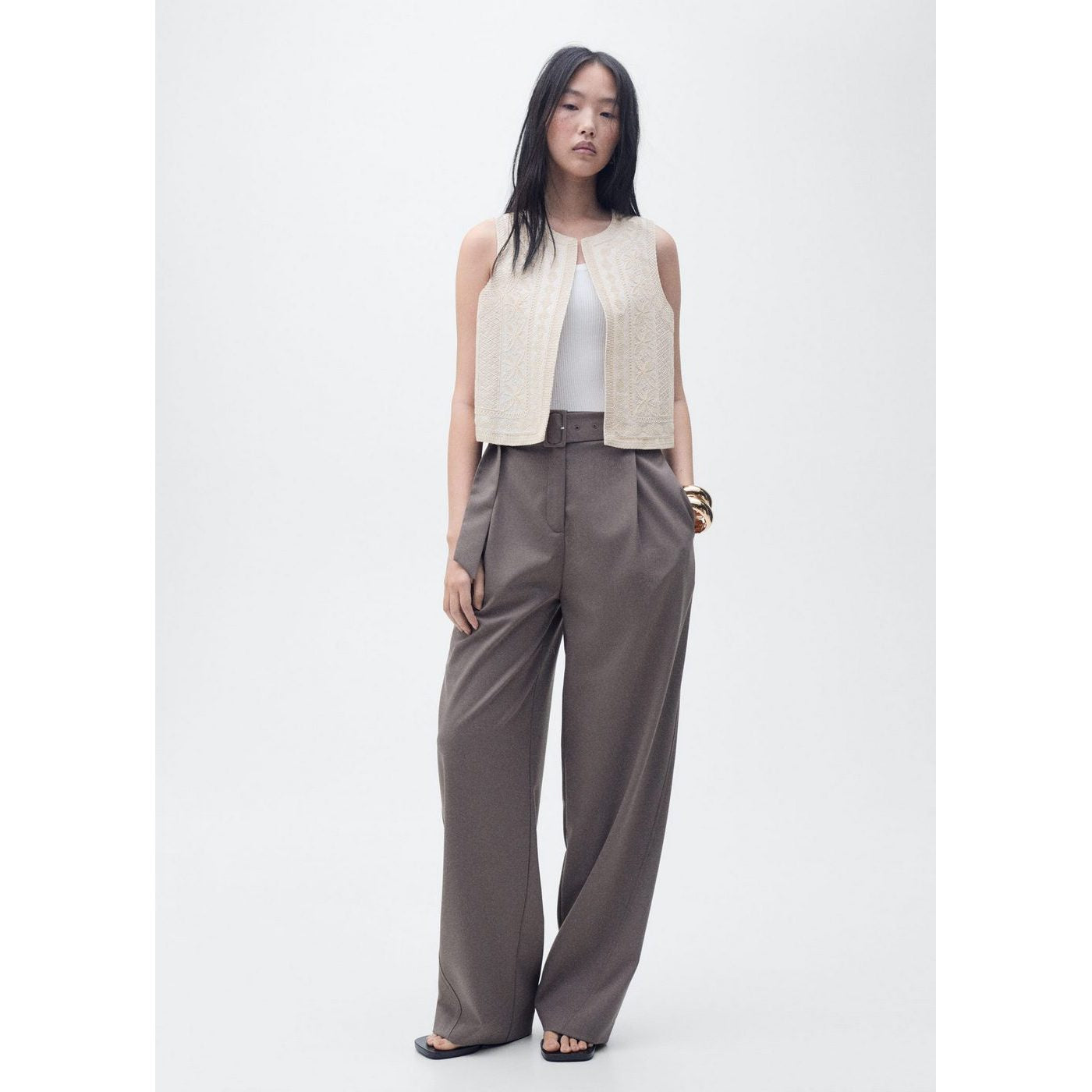 Manteau Brod - Ecru