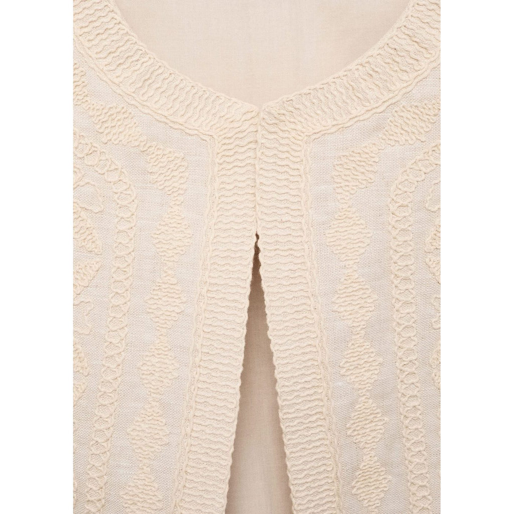 Manteau Brod - Ecru