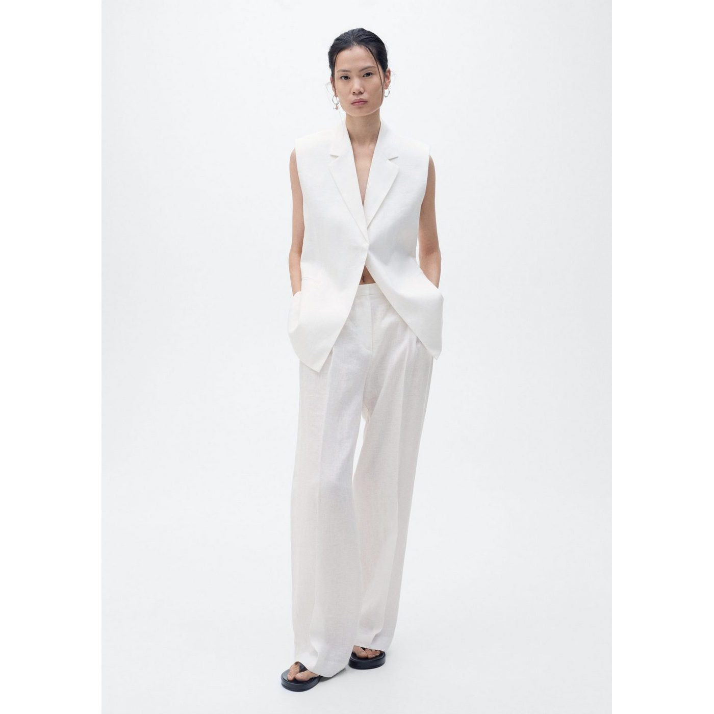 Pantalon Boreli - Blanc Cassé