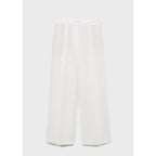 Pantalon De Costume Lin - Off White