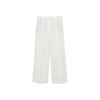 Pantalon De Costume Lin - Off White