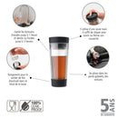 Make & Take - Travel Tea Cup 0.36 L - Dark Gray