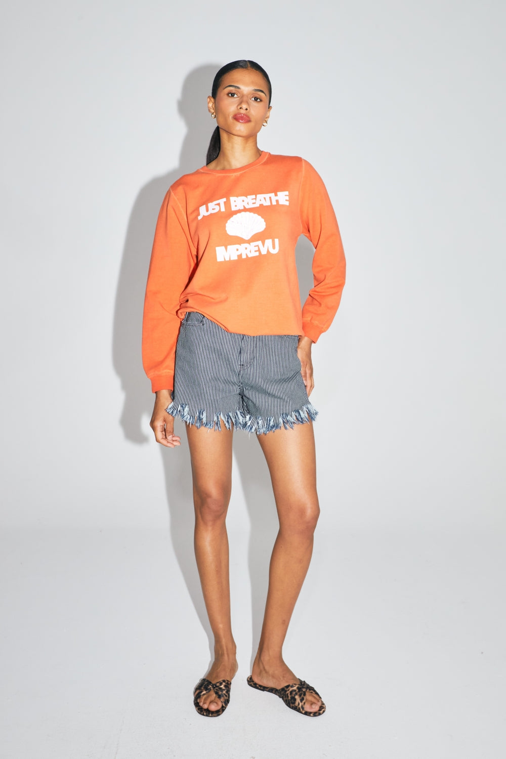 Sudadera The Eddie Calico De Algodón Orgánico Naranja