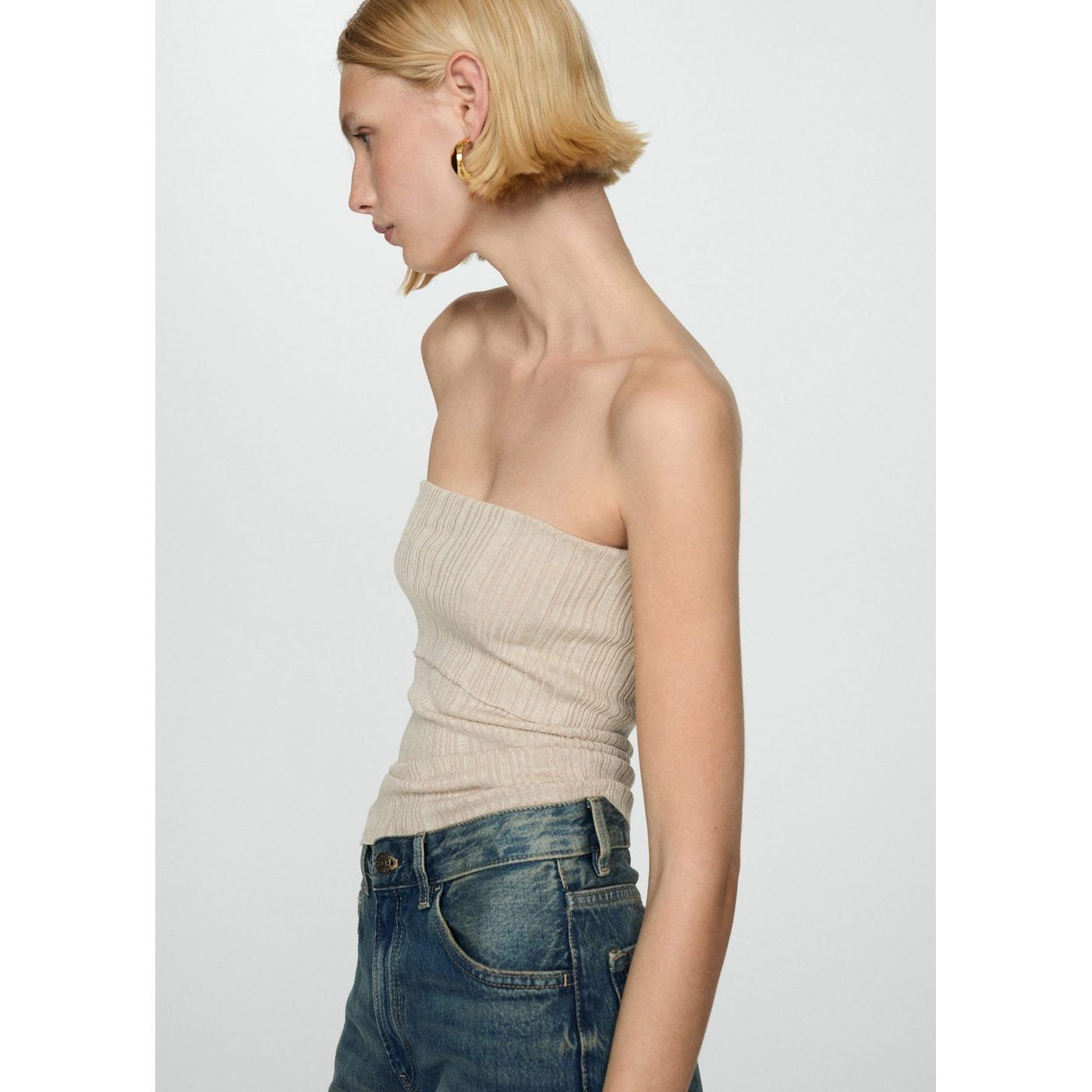 Top Paulina - Gris Clair/Pastel