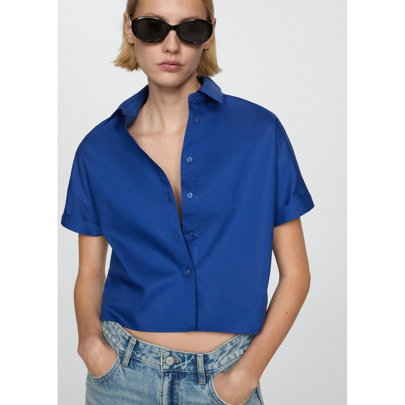 Chemise Stitch - Bleu