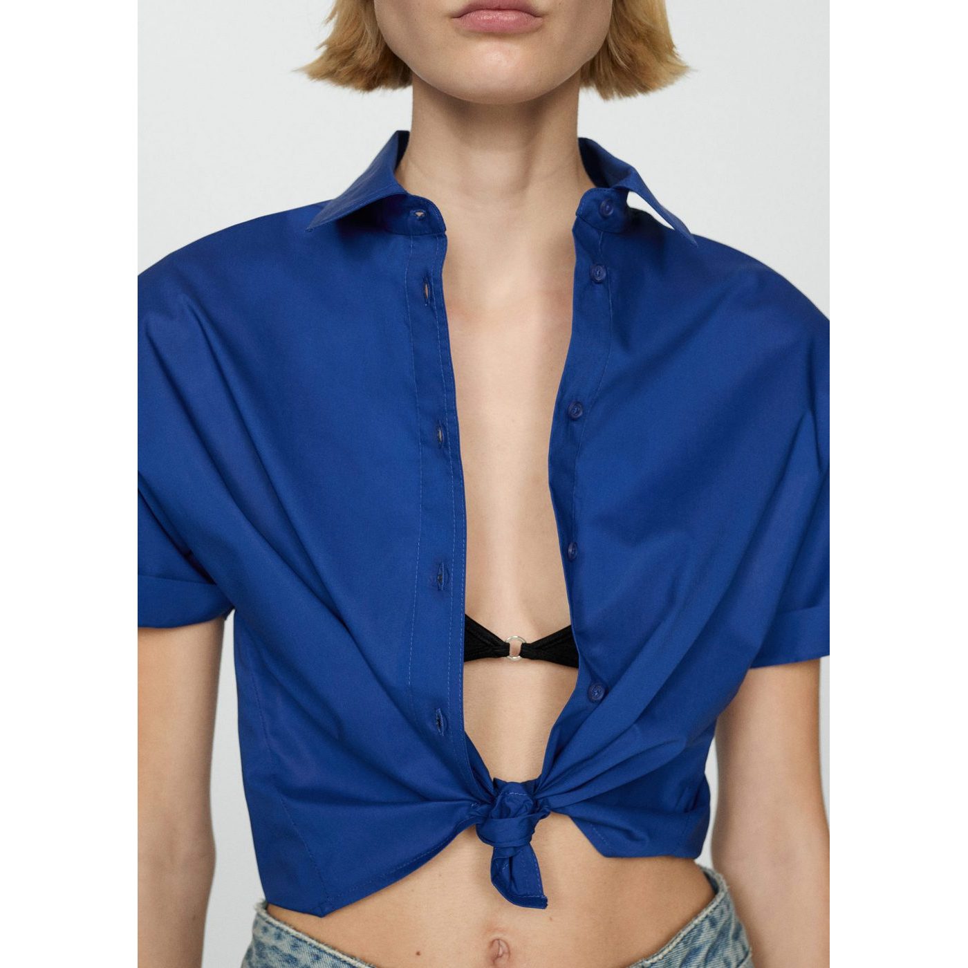 Chemise Stitch - Bleu
