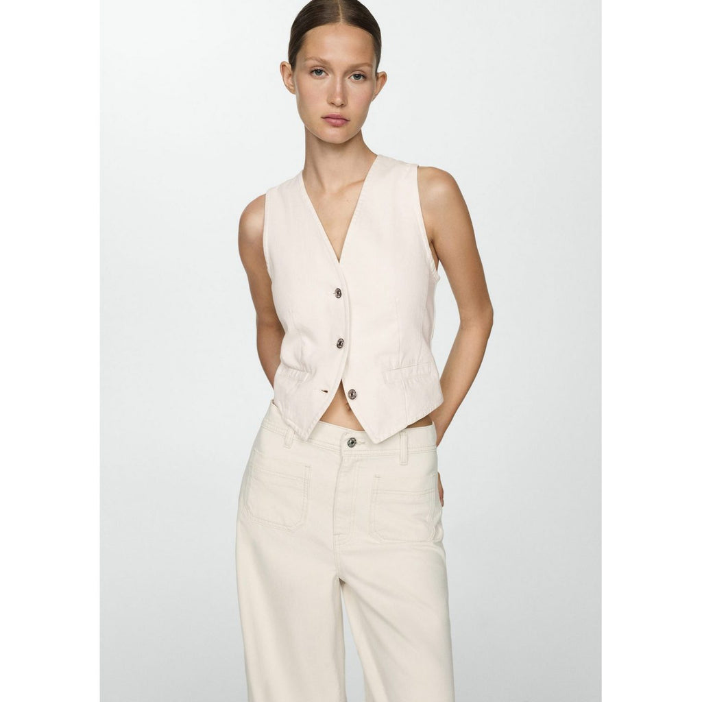 Gilet Taylor - Blanc Cassé