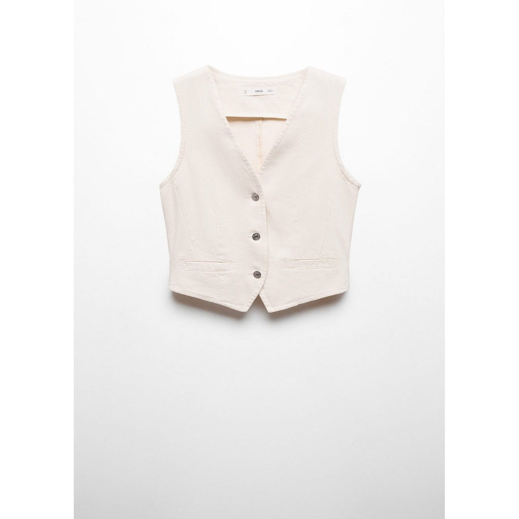 Gilet Taylor - Blanc Cassé