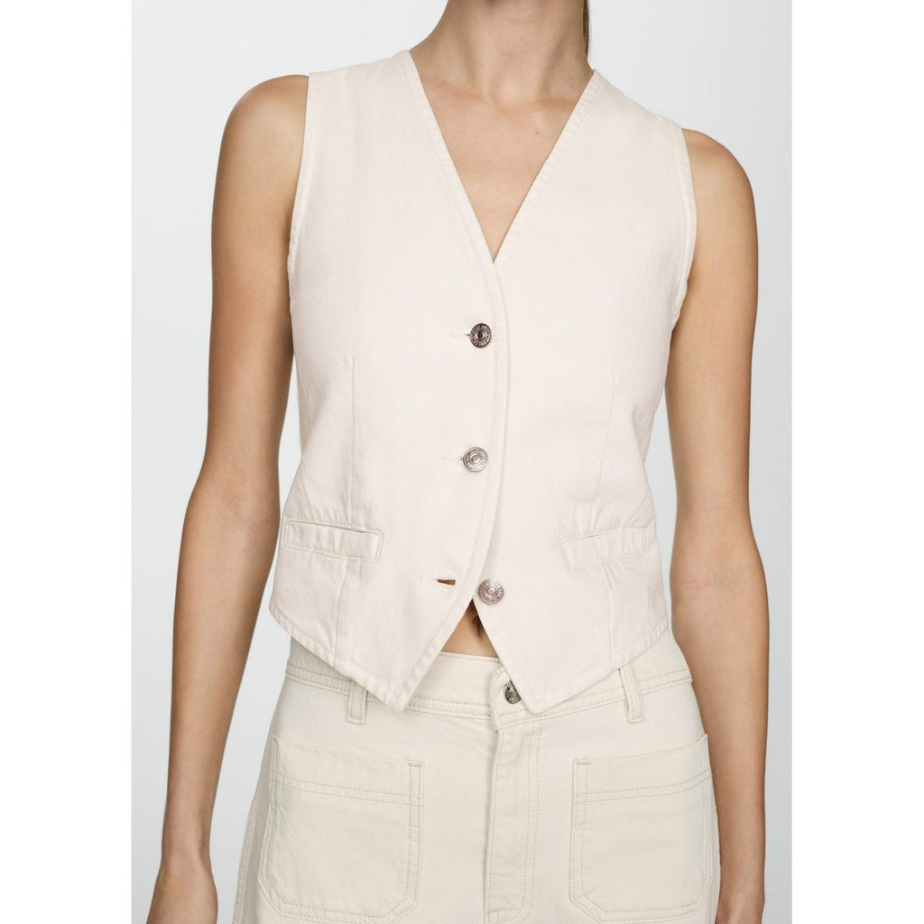 Gilet Taylor - Blanc Cassé