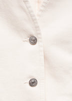 Gilet En Jean Boutons - Off White