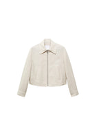 Veste 100% Lin Fermeture Éclair - Light/Pastel Grey