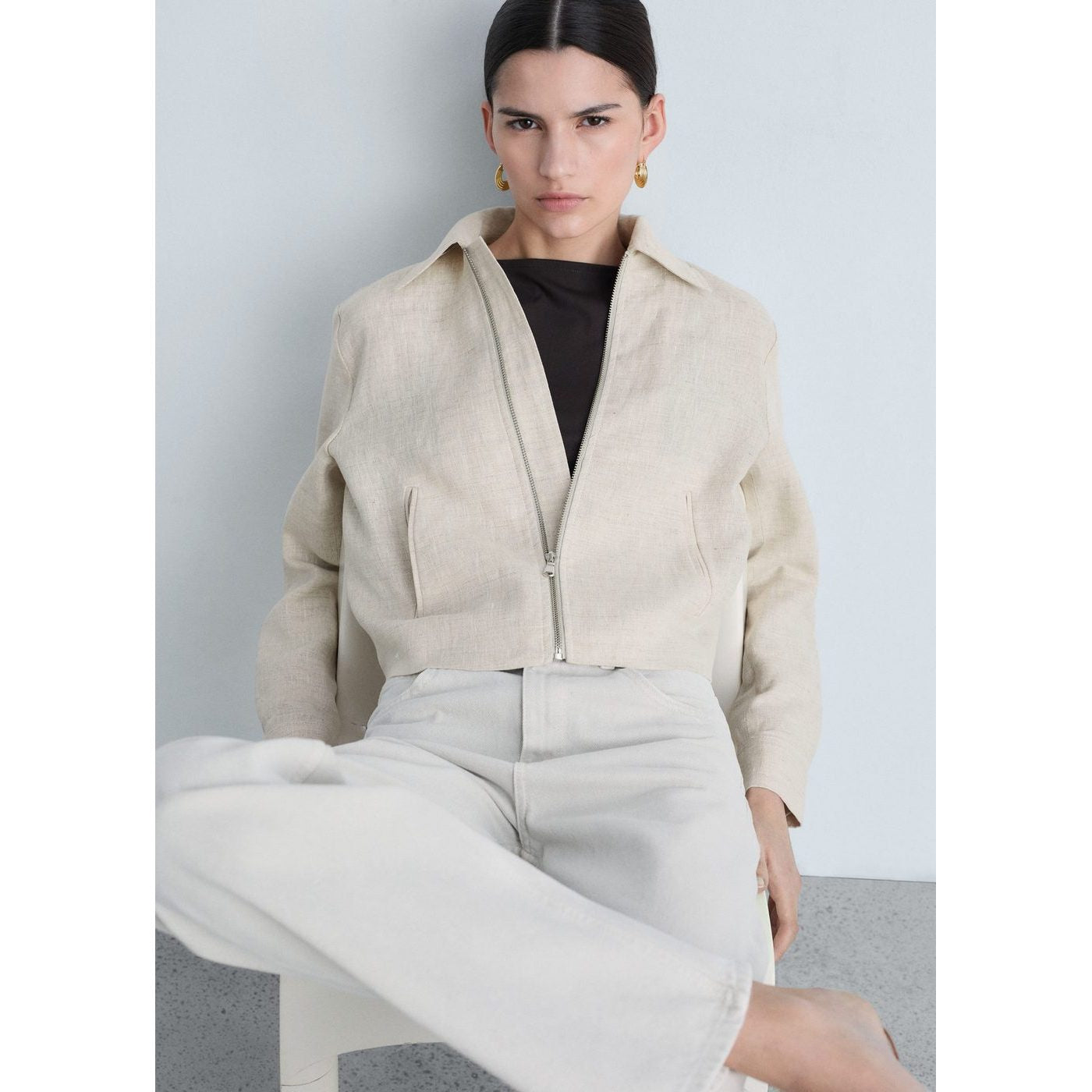 Veste Como - Gris Clair/Pastel