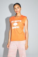 Le T-Shirt Robbie Calico En Cotton Orange