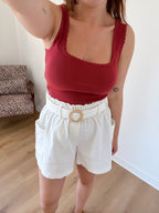Short Avec Ceinture Romy