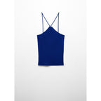 Top Angelina - Bleu Électrique