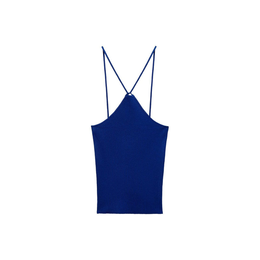 Top Angelina - Bleu Électrique