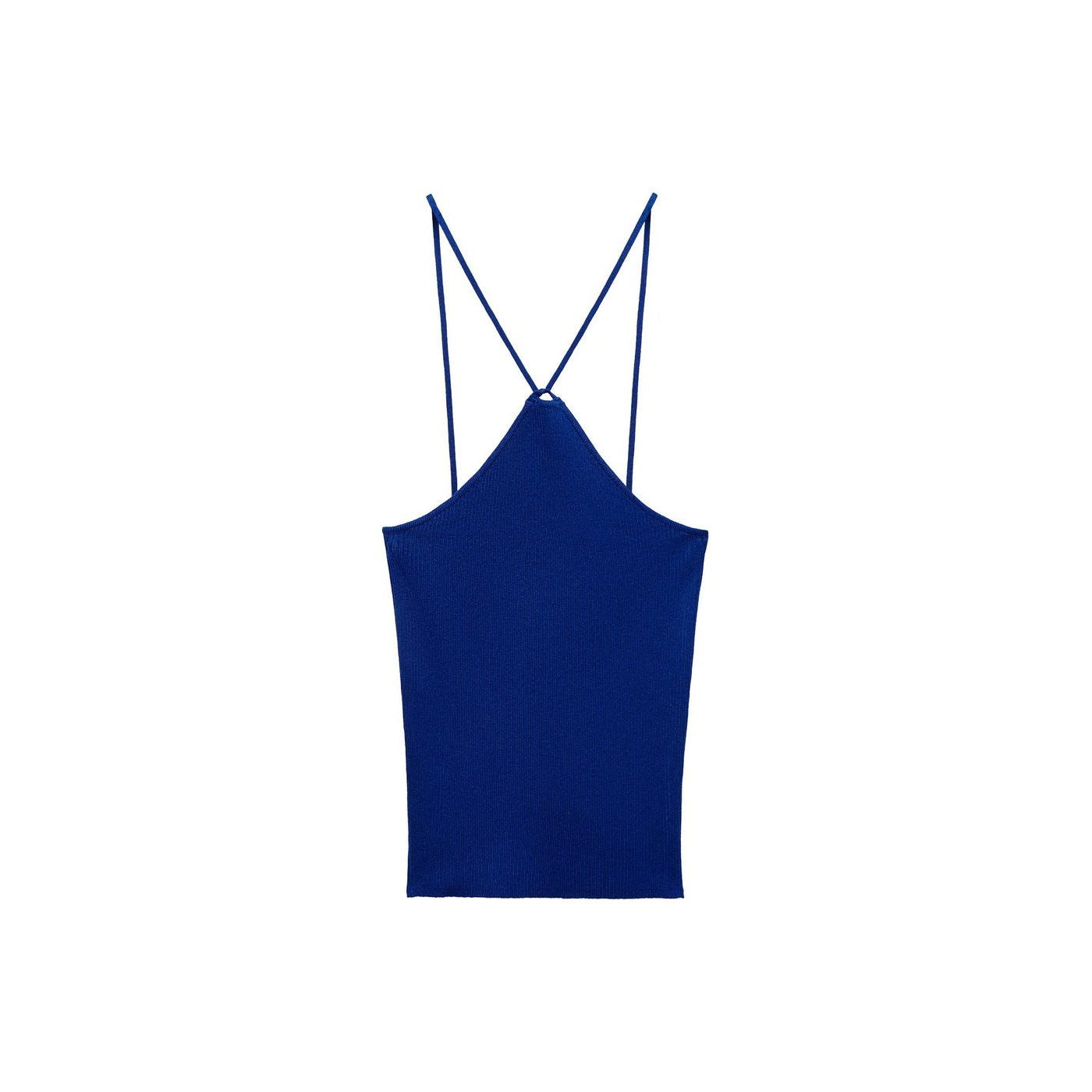 Top Angelina - Bleu Électrique